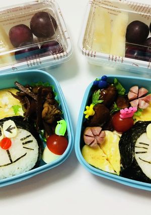 ドラえもん キャラ弁 (メモ)-レシピのメイン写真