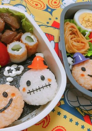 ハロウィン キャラ弁 (メモ)-レシピのメイン写真