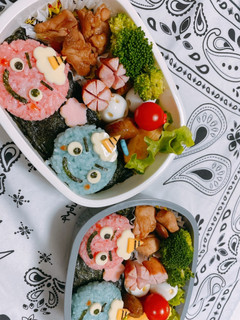 節分 キャラ弁 (メモ)-レシピのメイン写真