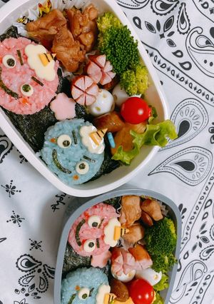 節分 キャラ弁 (メモ)-レシピのメイン写真