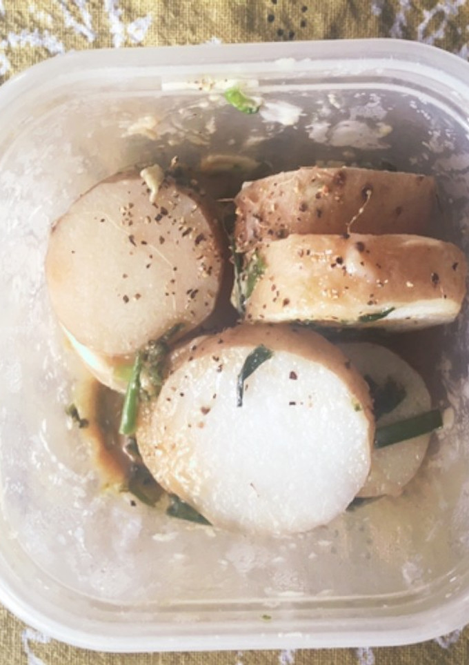 長芋とネギのオイマヨ炒め　レンジ料理-レシピのメイン写真