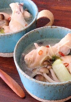 カロリーダウン！鶏とねぎのスープ-レシピのメイン写真