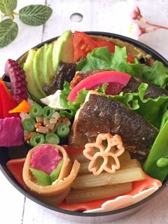 弥生12 おかずの段-レシピのメイン写真
