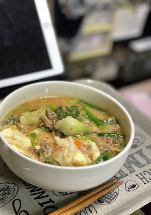 豆乳坦々麺風スープ-レシピのメイン写真