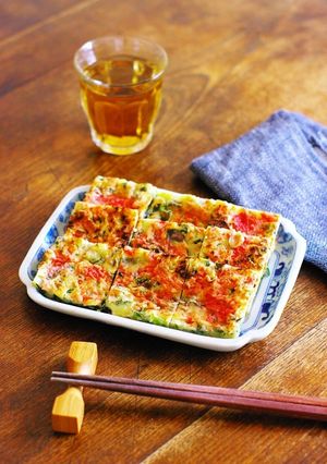紅しょうがの風味でやみつき♪ニラチヂミ-レシピのメイン写真