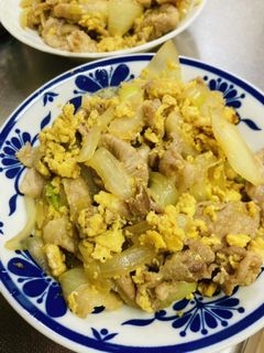 豚玉ねぎ卵炒め-レシピのメイン写真