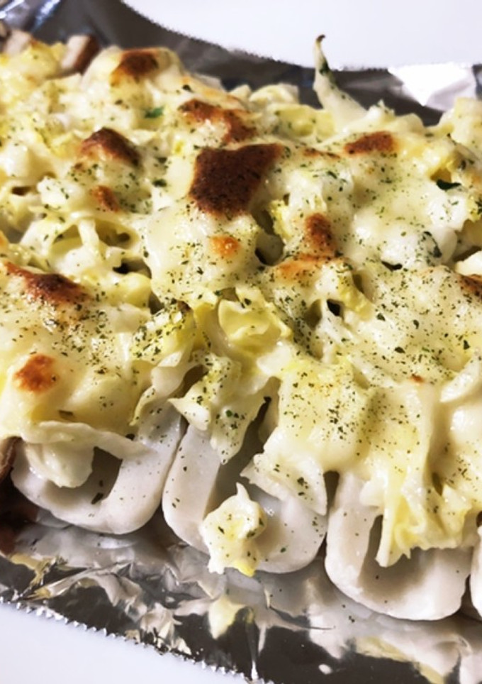 ちくわのキャベチーマヨ焼き੧(・□・✿)-レシピのメイン写真