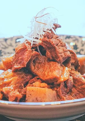 90℃ 圧力鍋を超える！牛すじ煮込み-レシピのメイン写真