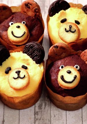 オーブンなし！トースターで可愛いマフィン-レシピのメイン写真