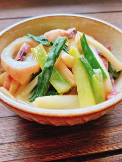 わけぎとうどの酢味噌和え(ぬた)-レシピのメイン写真