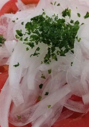 新玉ねぎのスライスサラダ-レシピのメイン写真
