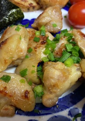 鶏肉の焦がし葱マヨポン酢炒め-レシピのメイン写真