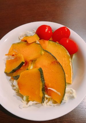 カボチャのせキャベツサラダ♪-レシピのメイン写真