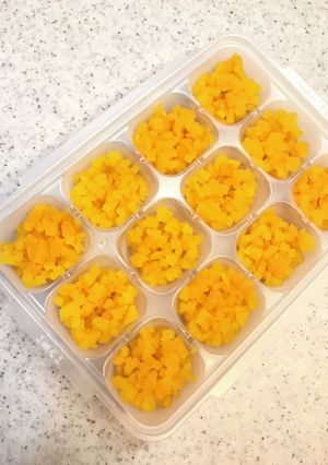 #かぼちゃ 離乳食 中期-レシピのメイン写真
