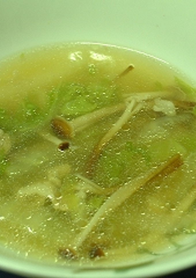 えのきと白菜のスープ-レシピのメイン写真
