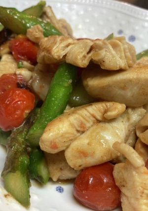 鶏むね肉のガーリック炒め-レシピのメイン写真