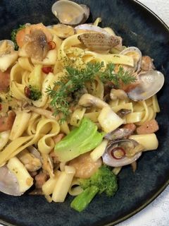 シーフードのペペロンチーノPasta-レシピのメイン写真