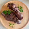 牛スネ肉の赤ワイン煮でコンビーフ