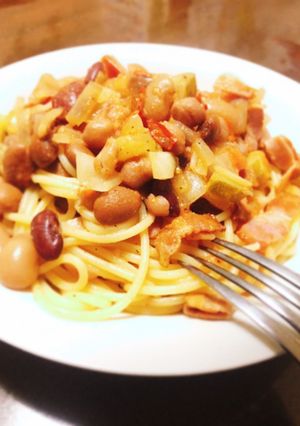 チリコンカンパスタ-レシピのメイン写真