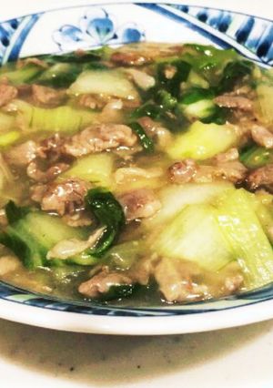 豚肉としろ菜の中華風あんかけ-レシピのメイン写真