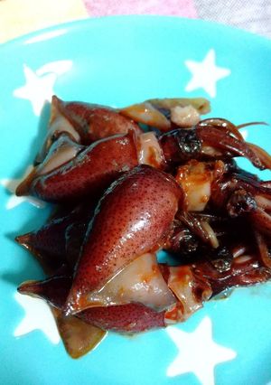 ホタルイカのガリバタしょう油炒め-レシピのメイン写真