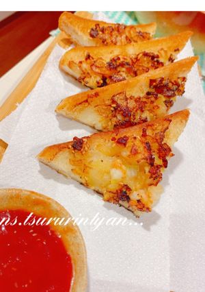 宅飲み♡えびパン　油2cmフライパン揚げ-レシピのメイン写真
