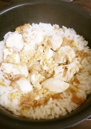 ササミと梅炊き込みご飯-レシピのメイン写真