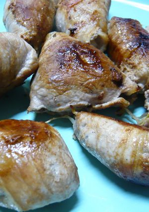 福神漬け＆もやしの豚肉巻き巻き-レシピのメイン写真