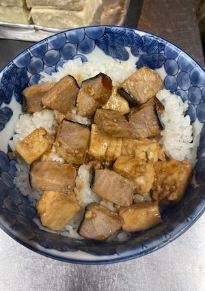 豆腐とカツオの生姜焼き丼-レシピのメイン写真