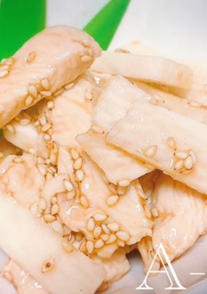 鶏胸肉と長芋(山芋)のおつなおつまみ♡-レシピのメイン写真
