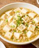 豆腐とひき肉で！簡単とろ〜り塩麻婆豆腐