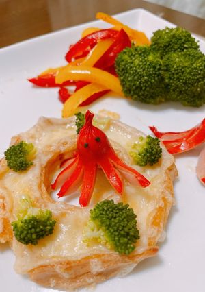 車麩deチーズトースト風-レシピのメイン写真