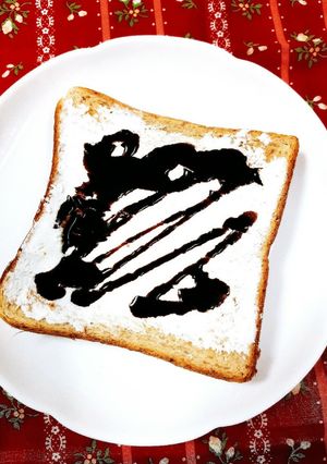 カッテージチーズ&チョコソーストースト-レシピのメイン写真
