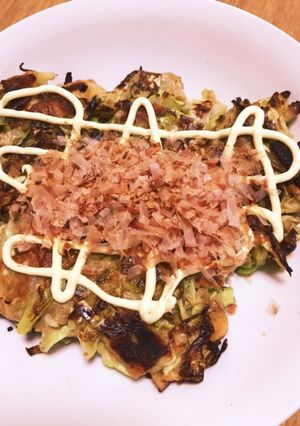 炊いた油揚げ入り腸活お好み焼き-レシピのメイン写真