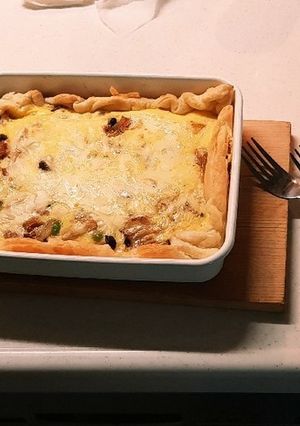 ツナと枝豆の簡単キッシュ-レシピのメイン写真