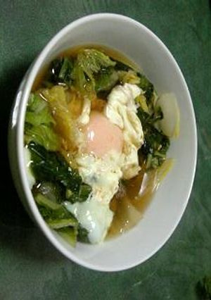 すき焼き風味 白菜の巣篭もり-レシピのメイン写真