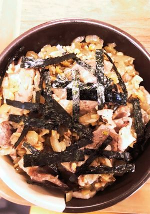スーパー大麦入り腸活ルーロー飯-レシピのメイン写真
