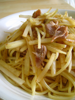 大根の皮でパスタ 2-レシピのメイン写真