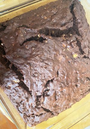 バナナ豆腐チョコブラウニー【21㎝角型】-レシピのメイン写真
