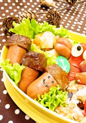 キャラ弁☆どんぐりソーセージ-レシピのメイン写真
