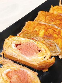 ピリッとふわふわ〜めんたい卵焼き-レシピのメイン写真