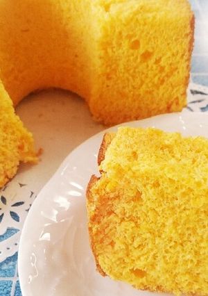 にんじんと蜂蜜・シフォンケーキ-レシピのメイン写真