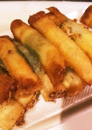 カリカリッ♪大葉入りチーズ春巻き-レシピのメイン写真