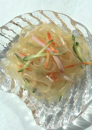 くずきりの中華風酢の物-レシピのメイン写真