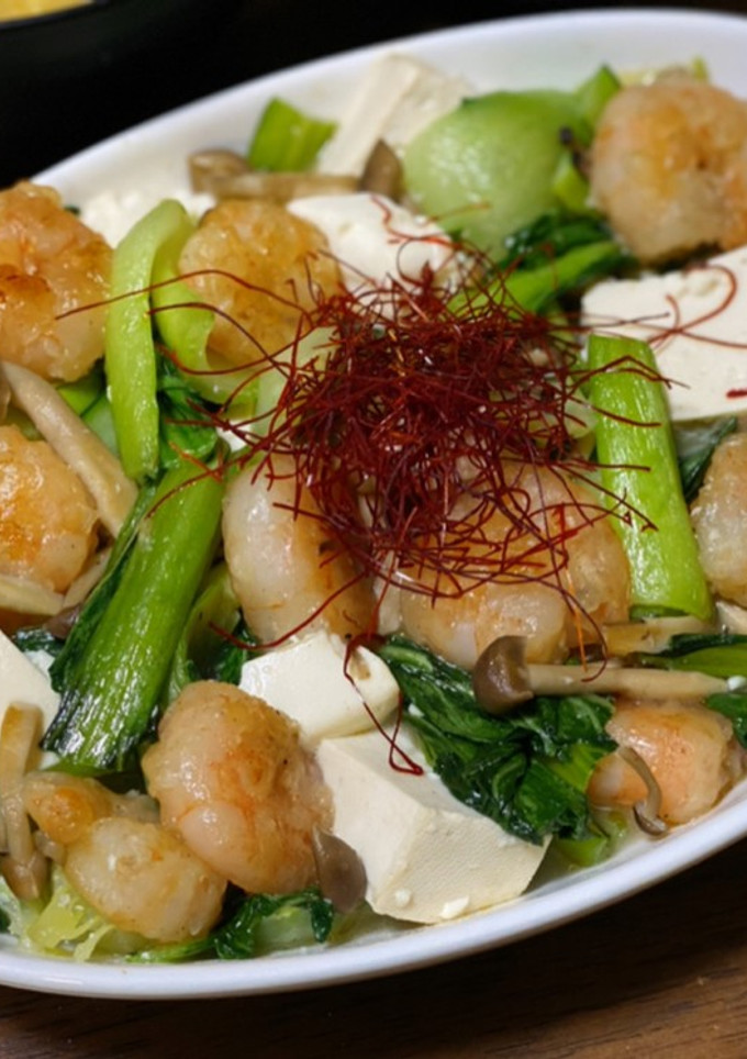 エビと青梗菜のシンプル塩炒め-レシピのメイン写真