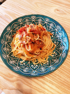 味付け塩のみ!缶詰で♪鯖とトマトのパスタ-レシピのメイン写真