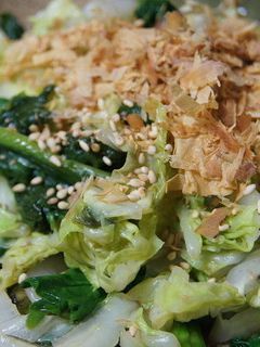 白菜とほうれん草のおひたし-レシピのメイン写真