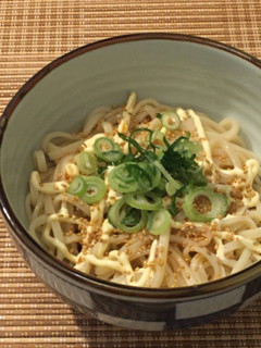 冷んやり!ピリ辛冷やしごまだれうどん✨-レシピのメイン写真