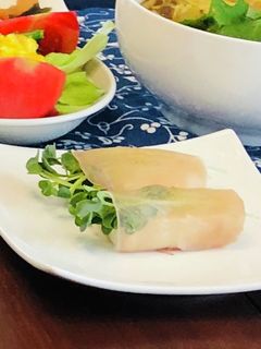 豆腐の生ハム巻き-レシピのメイン写真