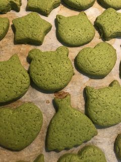 抹茶の型抜きクッキー-レシピのメイン写真